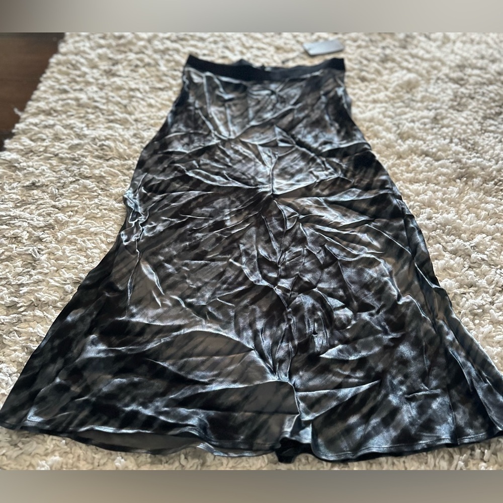 ‼️RARE‼️🎸RAILS🎸🔥NWT🔥Berlin Midi Skirt in Black Tide— S - Picture 10 of 15